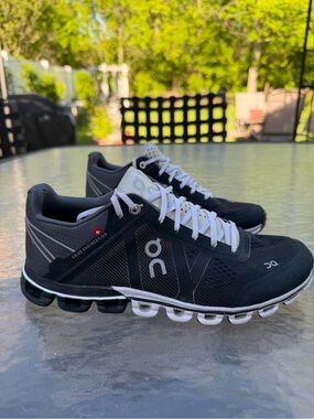 On Running Gray Athletic Cloud Shoes